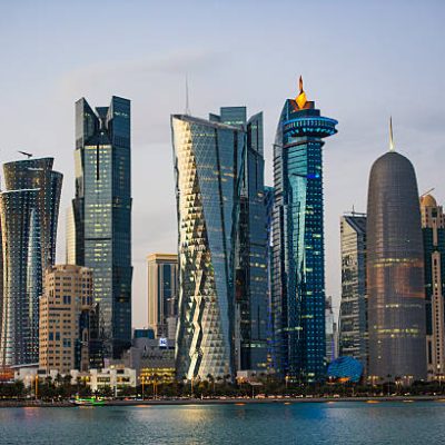City Skyline and buildings  - Doha , Qatar